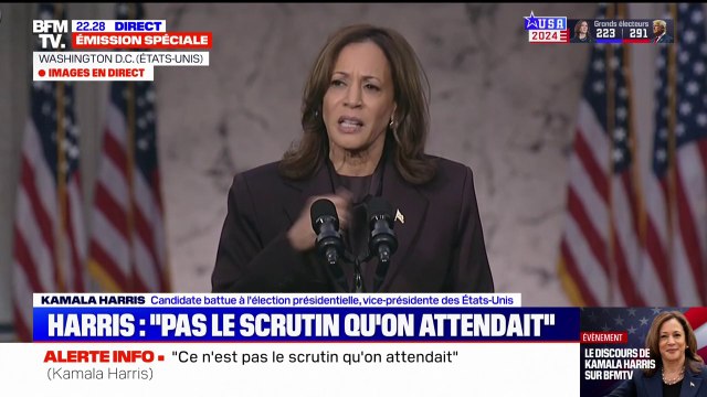 Élections américaines: La transition du pouvoir se fera dans la paix , assure Kamala Harris