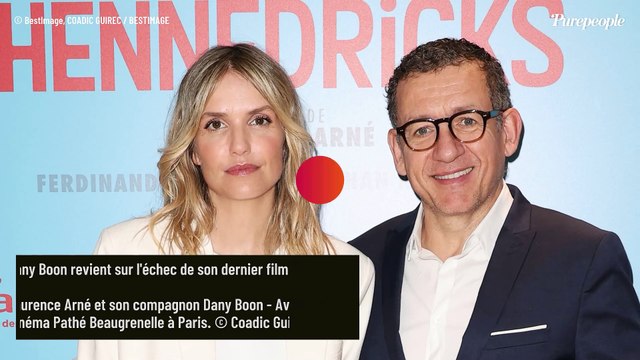 Dany Boon s'exprime sur l'échec de son dernier film après celui de sa compagne Laurence Arné : Ce n'est pas honteux
