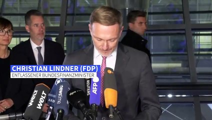 Lindner macht Scholz für Scheitern der Ampel verantwortlich