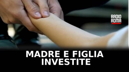 Madre e figlia investite da auto a Roma, muore 89enne