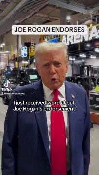 Donald Trump Ucapkan Terimakasih Kepada Joe Rogan Yang Telah Meng Endorse nya Hingga Terpilih Menjadi Presiden AS Mengalahkan Hillary Clinton