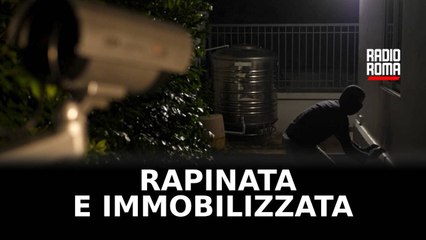 Anziana rapinata e immobilizzata in casa