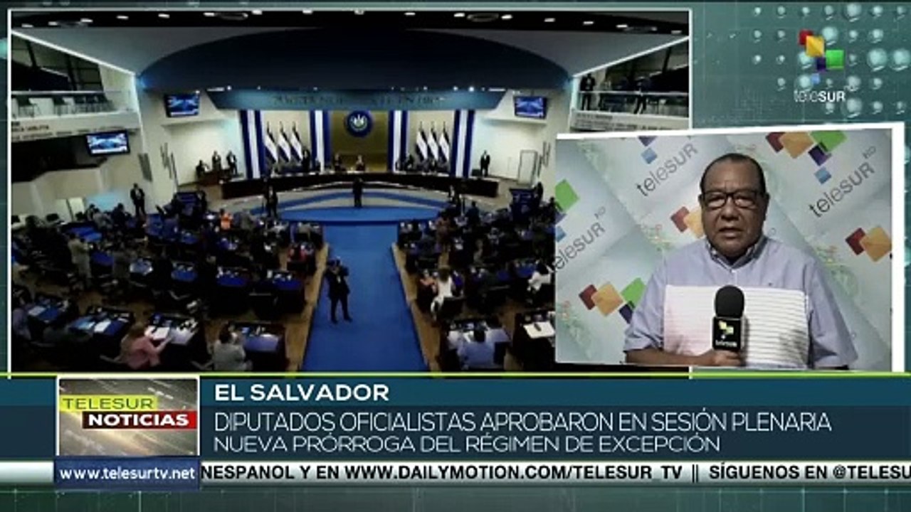 Diputados salvadoreños aprueban nueva prórroga del régimen de excepción