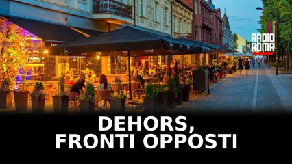 Dehors, arriva la proroga del Governo, ma il Campidoglio tira dritto con le restrizioni