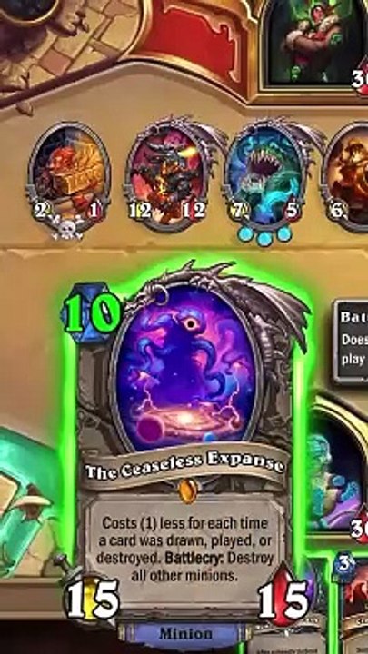 Hearthstone: die unendliche weite kostet 100 mana - so senkt man die kosten