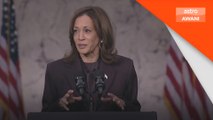 Kamala Harris beri ucapan pertama selepas tewas kepada Trump