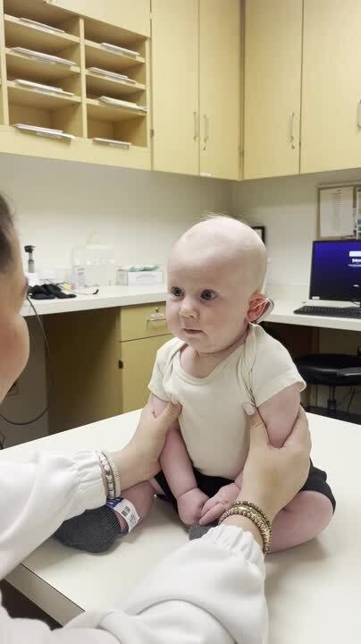 Baby Hears for First Time