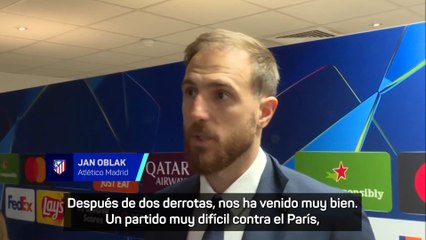 Oblak: "Intento parar lo máximo posible"
