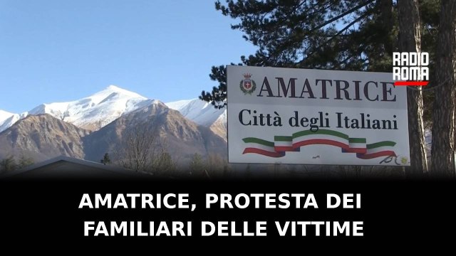 Amatrice, alle celebrazioni per gli 8 anni dal terremoto la protesta dei familiari delle vittime