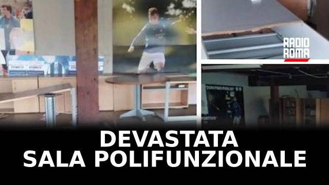 Montespaccato Calcio, devastata la sala polifunzionale