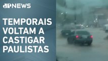 Fortes chuvas causam transtornos em todo estado de São Paulo