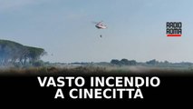 Incendio a Cinecittà, Vigili del Fuoco e soccorritori feriti