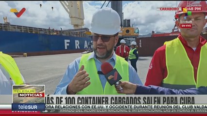 Venezuela Envía Más de 100 Contenedores de Ayuda Humanitaria a Cuba Tras el Huracán Rafael