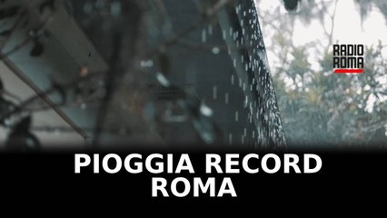 60 mm di pioggia in meno di un’ora sul centro di Roma