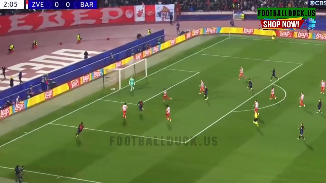 Barcelona vs Crvena Zvezda 5-2 Highlights All Goals 2024 HD