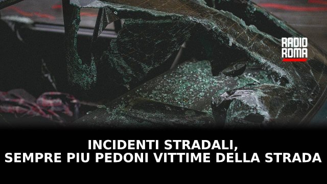 Incidenti stradali, sempre più pedoni vittime della strada