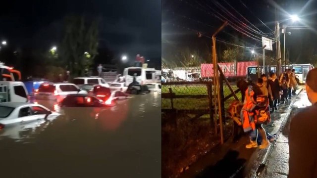 VIDEO | Rutas escolares quedaron bajo el agua por inundaciones en Bogotá: estudiantes siguen atrapados