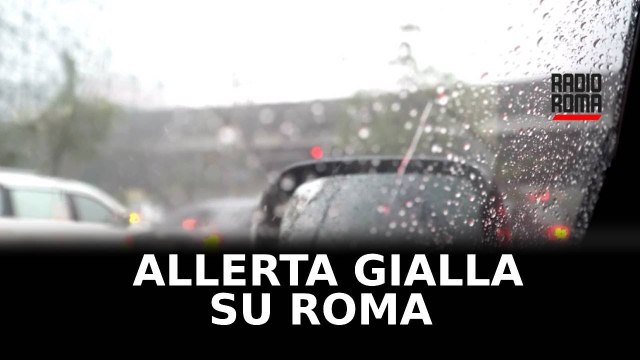 Maltempo, allerta gialla su Roma