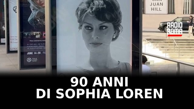 I 90 anni di Sophia Loren, la festa in terrazza a Roma