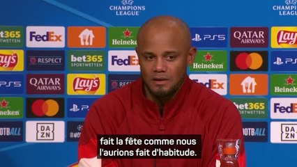 Bayern - Kompany : "Pas les célébrations habituelles" après le décès d'un supporter