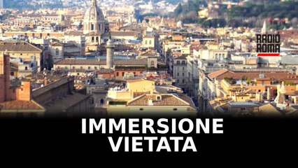 Cerca di immergersi in Fontana di Trevi, multato