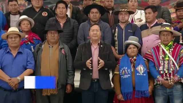 Mensaje del presidente Luis Arce