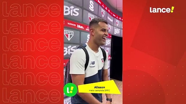 Alisson falando sobre seu retorno
