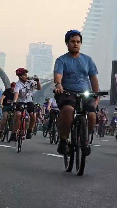 Look: Toddlers as young as 1, kids cycle past iconic landmarks on Sheikh Zayed Road for Dubai Ride