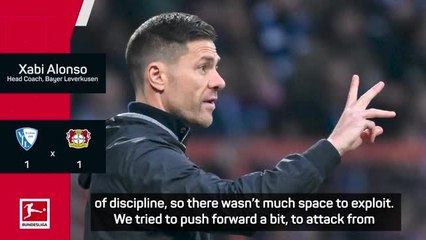 Game management frustrates Alonso as Leverkusen drop more points