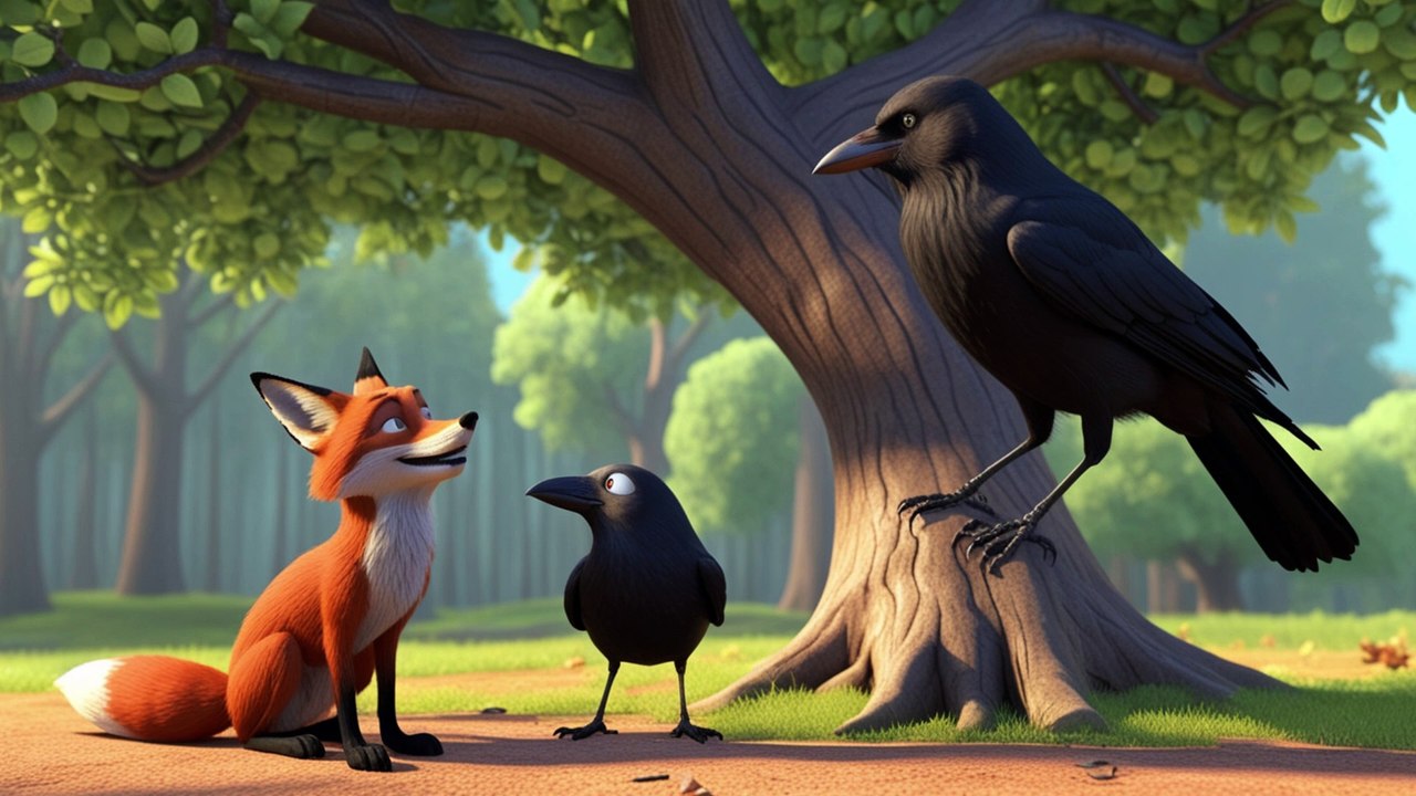 Karga ve Tilki | Çocuk Şarkısı,  tilki şarkısı, Karga Şarkısı, Sevimli Hayvan Dostlar,çocuk video müzikleri, çocuk video şarkıları