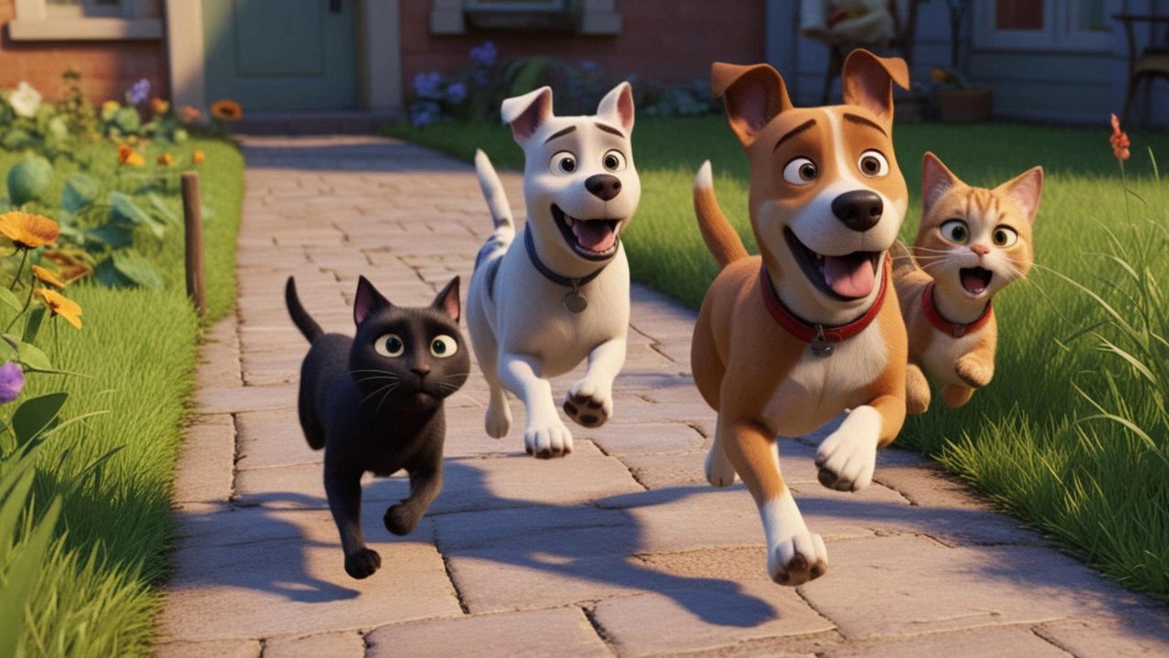 Kedi ve Köpek Şarkısı -2 | kedi şarkısı, köpek şarkısı, çocuk video müzikleri, çocuk videoları