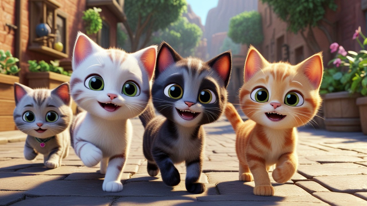 Kedi ve Köpek Şarkısı -1 | kedi şarkısı, köpek şarkısı, çocuk video müzikleri, çocuk videoları