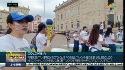 En Colombia presentan proyecto que posibilita cambios en el escudo nacional con el objetivo de resignificar la justicia