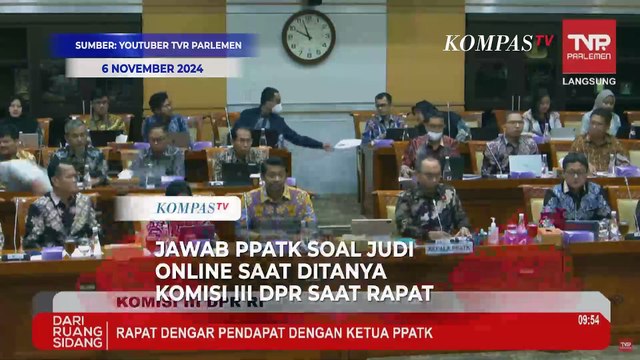 [FULL] Jawab PPATK soal Judi Online saat Rapat Bersama Komisi III DPR RI | SERIAL JUDOL