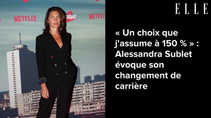 « Un choix que j'assume à 150 % » : Alessandra Sublet évoque son changement de carrière