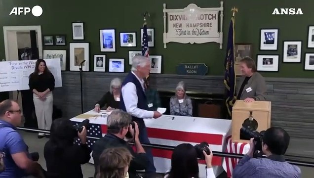 Usa2024, Harris e Trump pari in villaggio New Hampshire