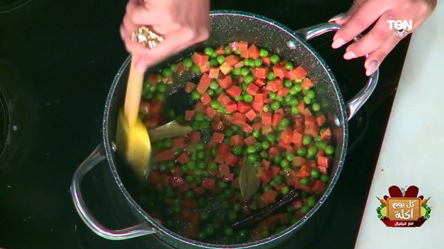 طريقة عمل أرز مبهر بالخضار مع الشيف فيفيان فريد