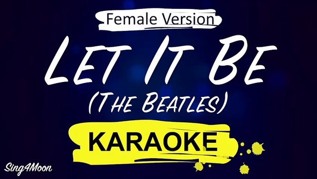 The Beatles – Let It Be (Karaoke)