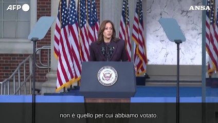 Usa2024, Harris: "Accetto la sconfitta, ma non e' la fine della lotta"
