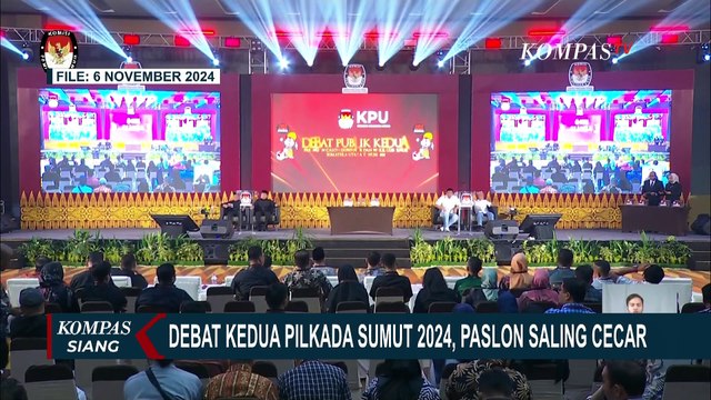 Bahas Banjir hingga Jalan Rusak di Debat Pilgub Sumut, Bobby Nasution & Edy Rahmayadi Saling Cecar!