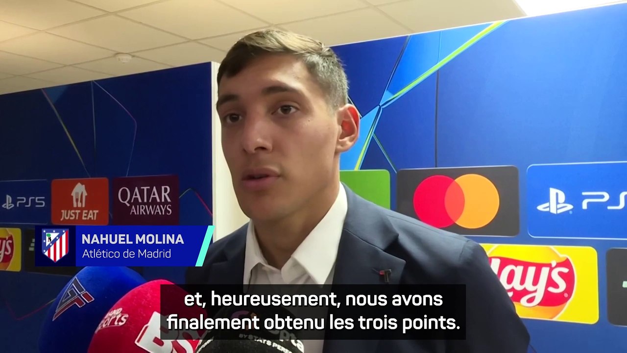 Molina : "Nous savions qu'à un moment donné, nous allions avoir une occasion"