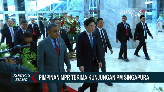 Ketua dan Wakil Ketua MPR Terima Kunjungan PM Singapura, Berharap Hubungan Bilateral Berlanjut
