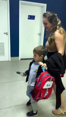 Emocionante retorno  al colegio para un niño de cinco años que superó su tratamiento contra el cáncer 