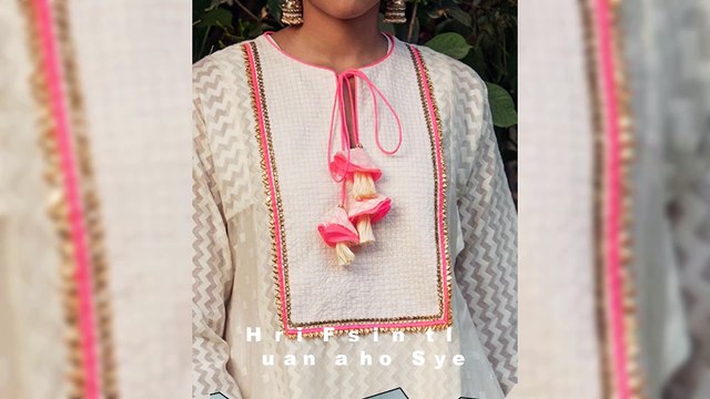 Trendy Tassels Neck Designs For All Kinds Of Dresses||Latest Neck Designs 2025
