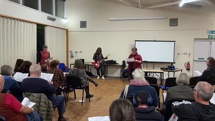 Bohemian Rhapsody sing-along at youth awards evening (Will Goddard, Crediton Courier)