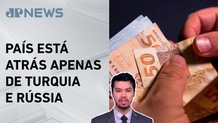 Brasil cai para terceiro lugar no ranking de juros reais; Nelson Kobayashi comenta