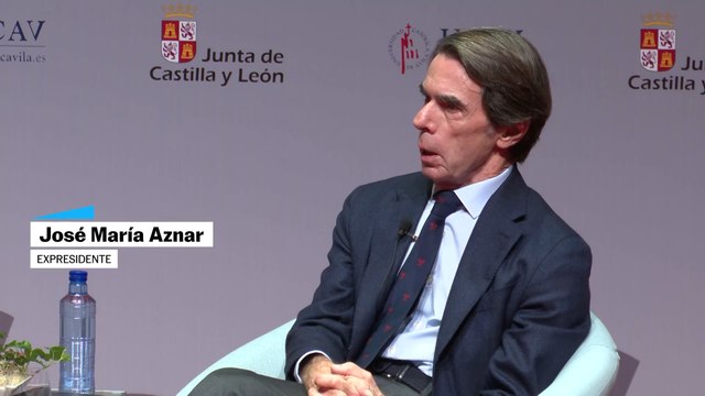 Aznar sobre Sánchez: “No se puede tratar a los compatriotas como si fuesen extranjeros”