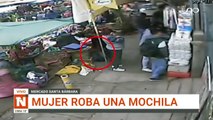 Video: Cámaras de seguridad registran el robo de una mochila a un estudiante