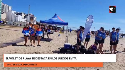 El vóley de playa se destaca en los Juegos Evita