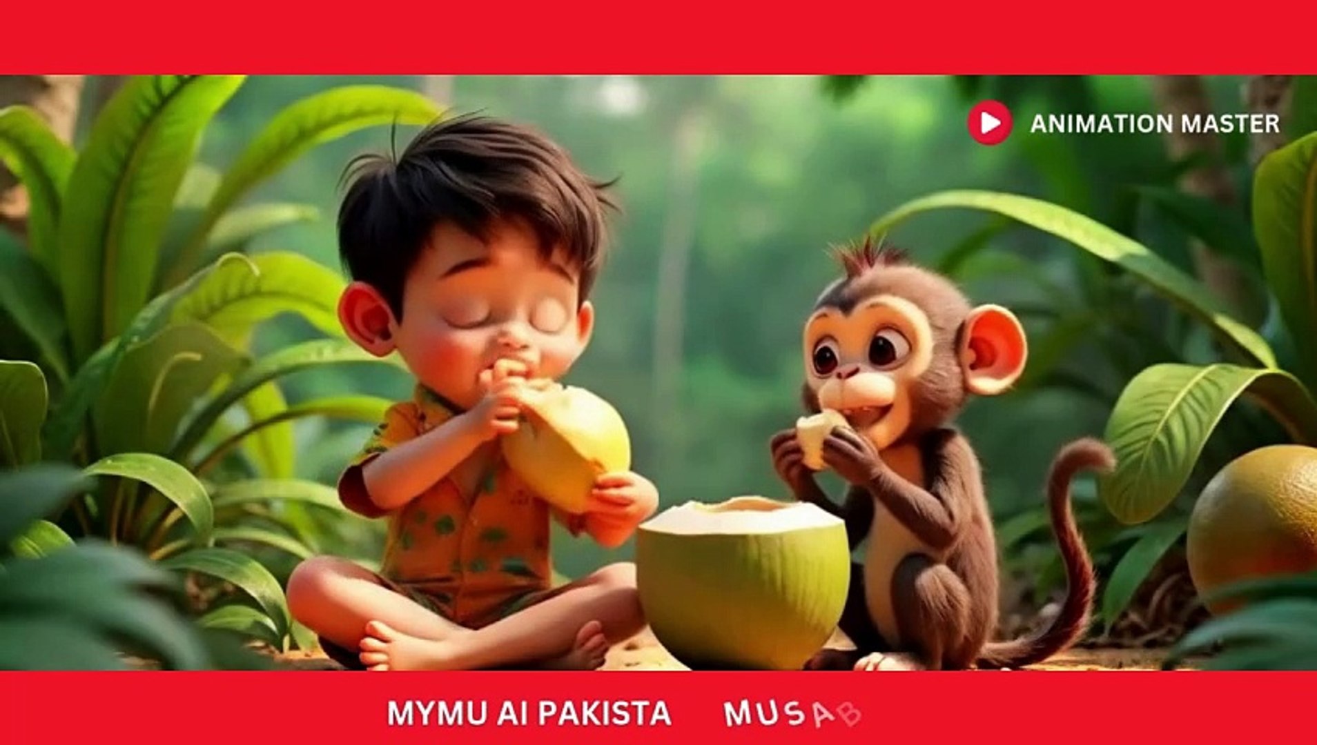 ⁣MONKEY FRIEND CARTOON KAHANI  URDU